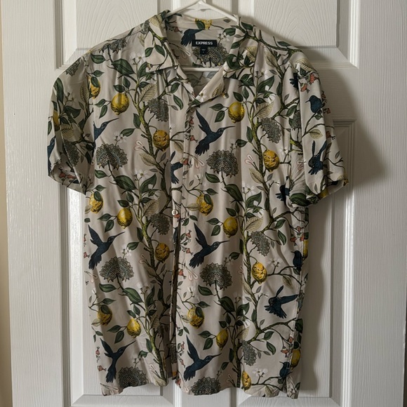 Express Hummingbird Lemon Shirt - Picture 1 of 4